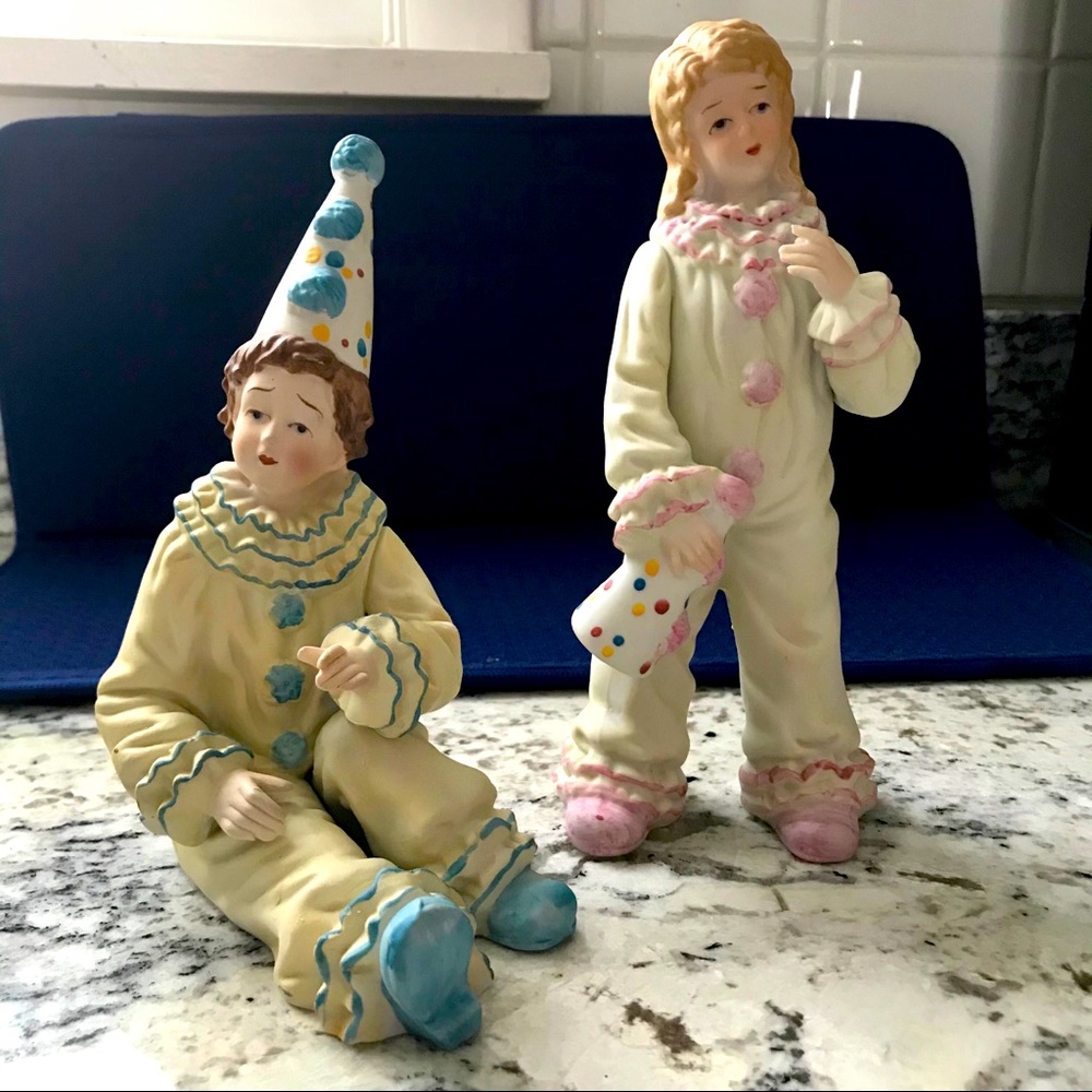 VTG  “Milano Porcelain Clowns”